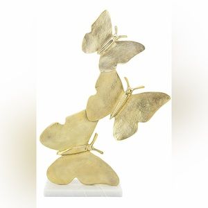 Butterfly sculpture gold glam